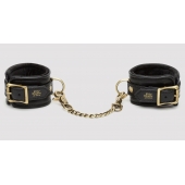 Черные наручники Bound to You Faux Leather Wrist Cuffs - Fifty Shades of Grey - купить с доставкой в Тамбове