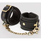 Черные наручники Bound to You Faux Leather Wrist Cuffs - Fifty Shades of Grey - купить с доставкой в Тамбове