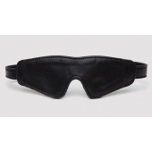 Черная плотная маска на глаза Bound to You Faux Leather Blindfold - Fifty Shades of Grey - купить с доставкой в Тамбове