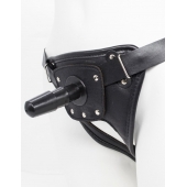 Черный пояс для насадок CLASS STRAP Restyling - LOVETOY (А-Полимер) - купить с доставкой в Тамбове