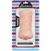 Телесный мастурбатор-вагина X-Basic Pocket Pussy без вибрации - Lovetoy - в Тамбове купить с доставкой