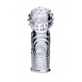 Прозрачная рельефная насадка на палец Ricol - 8 см. - A-toys в Тамбове Прозрачная рельефная насадка на палец Ricol - 8 см. - A-toys