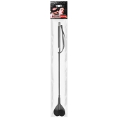 Черный стек с наконечником-сердечком - 54 см. - Notabu - купить с доставкой в Тамбове