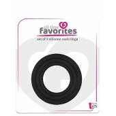 Набор из 3 эрекционных колец SILICONE COCKRINGS - Dream Toys - в Тамбове купить с доставкой