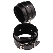 Черные оковы Classic Ankle Cuffs - Chisa - купить с доставкой в Тамбове