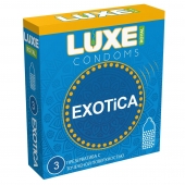 Текстурированные презервативы LUXE Royal Exotica - 3 шт. - Luxe - купить с доставкой в Тамбове