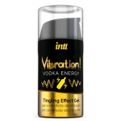 Жидкий интимный гель с эффектом вибрации Vibration! Vodka Energy - 15 мл. - INTT - купить с доставкой в Тамбове