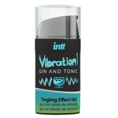 Жидкий интимный гель с эффектом вибрации Vibration! Gin   Tonic - 15 мл. - INTT - купить с доставкой в Тамбове
