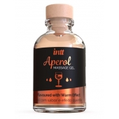Массажный гель с согревающим эффектом Aperol - 30 мл. - INTT - купить с доставкой в Тамбове
