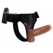Страпон на трусиках с вибрацией Ultra Passionate Harness - 16 см. - Baile - купить с доставкой в Тамбове