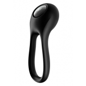 Черное эрекционное виброкольцо Majestic Duo - Satisfyer - в Тамбове купить с доставкой