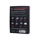 Фиолетовый набор БДСМ «Накажи меня нежно» с карточками - Штучки-дрючки - купить с доставкой в Тамбове