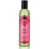 Массажное масло Naturals Strawberry Dreams с ароматом клубники - 236 мл. - Kama Sutra - купить с доставкой в Тамбове