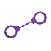 Фиолетовые силиконовые поножи Limitation - Lola Games - купить с доставкой в Тамбове