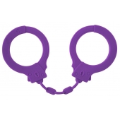 Фиолетовые силиконовые поножи Limitation - Lola Games - купить с доставкой в Тамбове