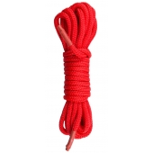 Красная веревка для связывания Nylon Rope - 5 м. - Easy toys - купить с доставкой в Тамбове