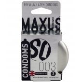 Экстремально тонкие презервативы в железном кейсе MAXUS Extreme Thin - 3 шт. - Maxus - купить с доставкой в Тамбове