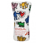 Мастурбатор-туба Keith Haring Soft Tube CUP - Tenga - в Тамбове купить с доставкой