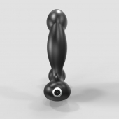 Черный вибромассажер простаты и промежности Prostate Pro с пультом ДУ - Bathmate - в Тамбове купить с доставкой