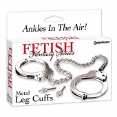 Металлические наручники Metal Leg Cuffs - Pipedream - купить с доставкой в Тамбове