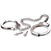 Металлические наручники Metal Leg Cuffs - Pipedream - купить с доставкой в Тамбове
