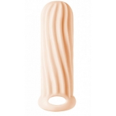 Телесный фаллоудлинитель Homme Wide - 13 см. - Lola Games - в Тамбове купить с доставкой