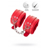 Красные оковы Anonymo из искусственной кожи - ToyFa - купить с доставкой в Тамбове Красные оковы Anonymo из искусственной кожи - ToyFa - купить с доставкой в Тамбове