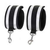 Серебристо-черные оковы Anonymo - ToyFa - купить с доставкой в Тамбове Серебристо-черные оковы Anonymo - ToyFa - купить с доставкой в Тамбове