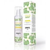 Разогревающее массажное масло Gourmet Spearmint Organic с органическими ингредиентами - 50 мл. - Exsens - купить с доставкой в Тамбове