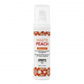 Разогревающее массажное масло Gourmet White Peach Organic с органическими ингредиентами - 50 мл. - Exsens - купить с доставкой в Тамбове