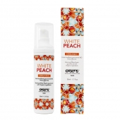 Разогревающее массажное масло Gourmet White Peach Organic с органическими ингредиентами - 50 мл. - Exsens - купить с доставкой в Тамбове