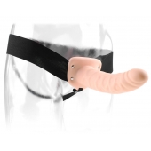 Полый страпон 8  Hollow Strap-On телесного цвета - 19 см. - Pipedream - купить с доставкой в Тамбове