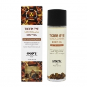 Органическое массажное масло TIGER EYE MACADAMIA - 100 мл. - Exsens - купить с доставкой в Тамбове
