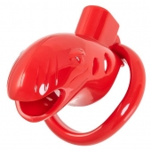 Красный мужской пояс верности из пластика - ToyFa - купить с доставкой в Тамбове