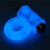 Голубое, светящееся в темноте эрекционное виброкольцо Lumino Play Vibrating Penis Ring - Lovetoy - в Тамбове купить с доставкой