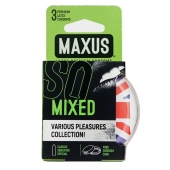 Презервативы в пластиковом кейсе MAXUS AIR Mixed - 3 шт. - Maxus - купить с доставкой в Тамбове