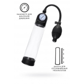 Прозрачная механическая помпа Roald с манометром - Sexus - в Тамбове купить с доставкой