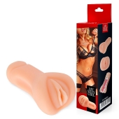 Телесный реалистичный мастурбатор в виде вагины - Bior toys - в Тамбове купить с доставкой