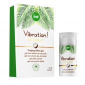 Возбуждающий гель с ароматом кокоса Vibration Coconut - 15 мл. - INTT - купить с доставкой в Тамбове