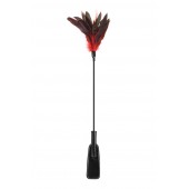 Стек-щекоталка Sweet Caress Feather Whip - 58 см. - Sweet Caress - купить с доставкой в Тамбове