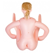 Надувная секс-кукла с реалистичной головой и поднятыми ножками - ToyFa - в Тамбове купить с доставкой