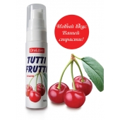 Гель-смазка Tutti-frutti с вишнёвым вкусом - 30 гр. - Биоритм - купить с доставкой в Тамбове