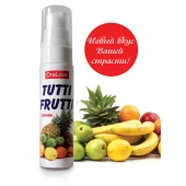 Гель-смазка Tutti-frutti со вкусом тропических фруктов - 30 гр. - Биоритм - купить с доставкой в Тамбове