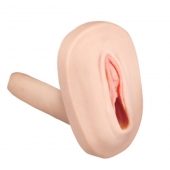 Мастурбатор-вагина с вибрацией и выносным пультом управления REALSTUFF SMOOTH   BALD - Dream Toys - в Тамбове купить с доставкой