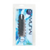 Дымчатая стимулирующая насадка с закрытой головкой SAMURAI PENIS SLEEVE BLACK - 14,5 см. - NMC - в Тамбове купить с доставкой