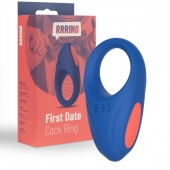 Синее эрекционное кольцо RRRING First Date Cock Ring - FeelzToys - в Тамбове купить с доставкой