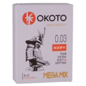 Набор из 4 презервативов OKOTO MegaMIX - Sitabella - купить с доставкой в Тамбове