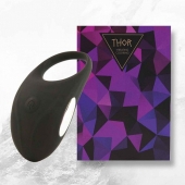 Черное эрекционное виброкольцо Thor Cockring - FeelzToys - в Тамбове купить с доставкой