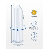 Презервативы MY.SIZE размер 53 - 3 шт. - My.Size - купить с доставкой в Тамбове