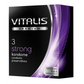 Презервативы с утолщенной стенкой VITALIS PREMIUM strong - 3 шт. - Vitalis - купить с доставкой в Тамбове